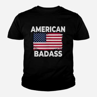 Funny 4Th Of July Gift American Badas Patriotic America Youth T-shirt | Crazezy DE