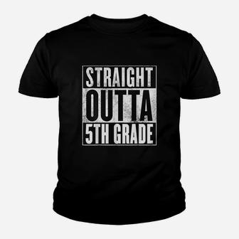 Funny 5Th Grade Straight Outta 5Th Grade Youth T-shirt | Crazezy