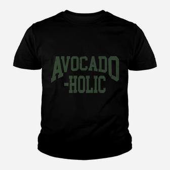 Funny Avocado Vegan Avocado-Holic Gift For Vegetarian Diet Youth T-shirt | Crazezy