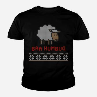 Funny Baa Sheep Ugly Christmas Sweaters Sweatshirt Youth T-shirt | Crazezy UK