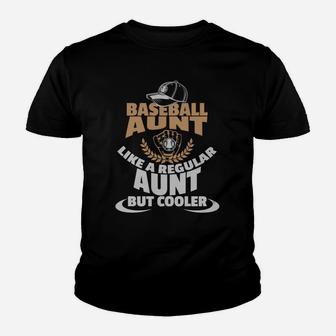 Funny Baseball Aunt Baseball Lover Gift Youth T-shirt - Thegiftio UK