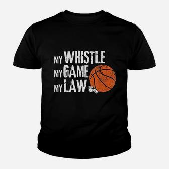 Funny Basketball Referee Quotes Gift Youth T-shirt - Thegiftio UK
