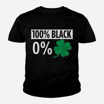 Funny Black People St Patricks Day Irish Shamrock Youth T-shirt | Crazezy CA