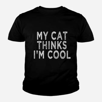Funny Cat Gifts For Cat Lovers Cute Kitty Meme Youth T-shirt | Crazezy UK