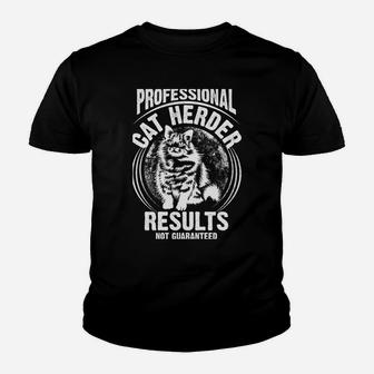 Funny Cat Herder Gift For Men Women Cool Kitten Pet Lovers Youth T-shirt | Crazezy AU