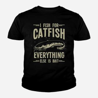 Funny Catfishing Design For Men Women Catfish Fishing Hunter Youth T-shirt | Crazezy UK