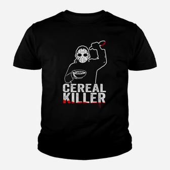 Funny Cereal Killer Shirt - Breakfast Youth T-shirt | Crazezy