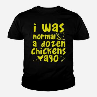 Funny Chicken Farm Farmer Ladies Country Crazy Chicken Lady Youth T-shirt | Crazezy DE