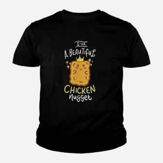 Funny Chicken Nugget Nug Life Fast Food Gift Youth T-shirt | Crazezy UK
