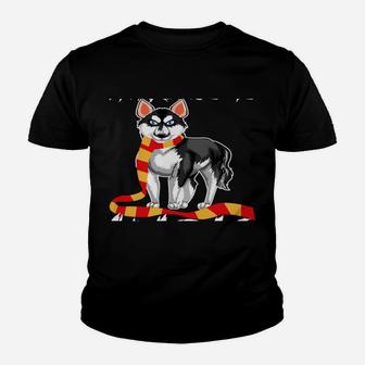 Funny Christmas My Patronus Is A Husky Cute Siberian Dog Youth T-shirt | Crazezy DE