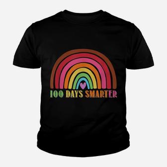 Funny Colorful Happy 100 Days Smarter Student Teacher Youth T-shirt | Crazezy UK