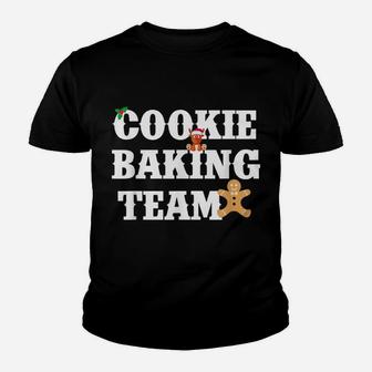 Funny Cookie Baking Team Matching Family Christmas Youth T-shirt | Crazezy AU