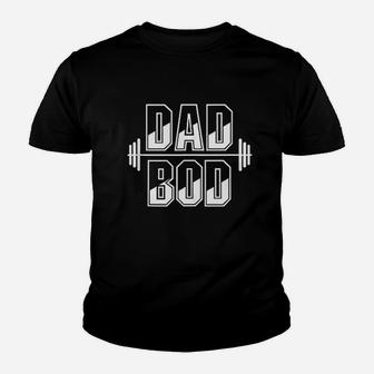 Funny Dad Bod Gym Fathers Day Gift Workout Youth T-shirt | Crazezy AU