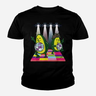 Funny Dancing Avocado Guacamole Gift Vegan Vegetarian Food Youth T-shirt | Crazezy