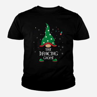 Funny Dancing Gnome Group Matching Family Costume Christmas Youth T-shirt | Crazezy