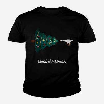Funny Design Steal Ugly Christmas Goose For Fans Youth T-shirt | Crazezy CA