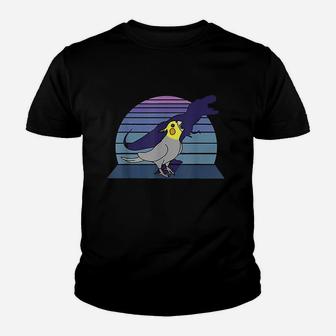 Funny Dinosaur Shadow Birb Youth T-shirt | Crazezy