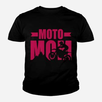 Funny Dirt Bike Motocross Supercross - Moto Mom Sweatshirt Youth T-shirt | Crazezy CA