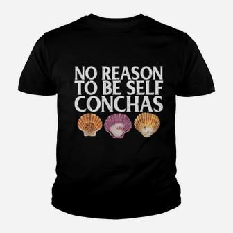 Funny Distressed Retro Vintage Shell Concha Youth T-shirt - Monsterry UK