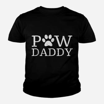 Funny Dog Shirt Paw Daddy Lover Doggy Fur Father Doggy Puppy Youth T-shirt | Crazezy DE