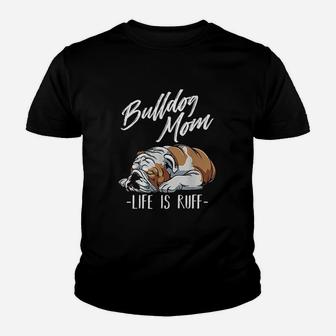 Funny English Bulldog Youth T-shirt | Crazezy