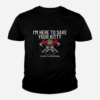 Funny Firefighter Fireman Gift Youth T-shirt | Crazezy DE