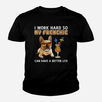 Funny Frenchie French Bulldog Lover Gifts Youth T-shirt | Crazezy UK