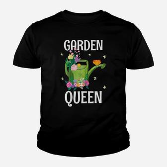 Funny Gardener Florist Flower Lady Plant Lover Garden Queen Youth T-shirt | Crazezy DE