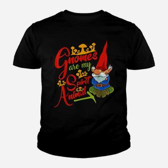 Funny Gnomes Are My Spirit Animal Cute Gnome Lovers Youth T-shirt | Crazezy AU