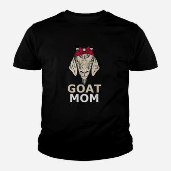 Funny Goat Mom Cute Goat Enthusiast Gift Youth T-shirt | Crazezy DE