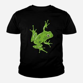 Funny Graphic Tree Frog Youth T-shirt | Crazezy