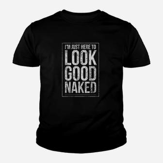 Funny Gym Workout Look Good Fitness Bodybuilder Youth T-shirt | Crazezy CA