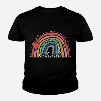 Funny High School Counselor Rainbow Boho Welcome Back Youth T-shirt | Crazezy AU