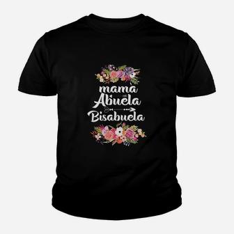 Funny Mama Abuela Bisabuela Spanish Mothers Day Youth T-shirt | Crazezy