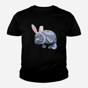 Funny Manatee Easter Bunny Youth T-shirt | Crazezy