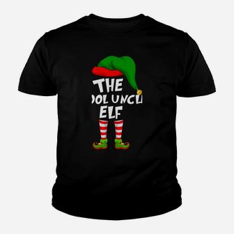 Funny Matching Family Christmas The Cool Uncle Elf Youth T-shirt | Crazezy UK