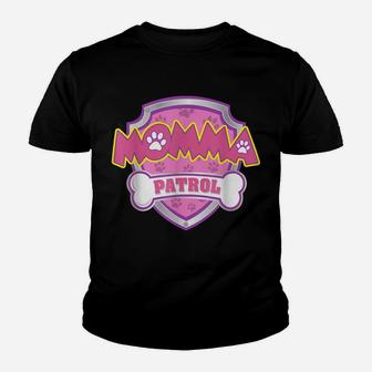 Funny Momma Patrol - Dog Mom, Dad For Men Women Youth T-shirt | Crazezy