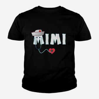 Funny Nurse Er Icu Rn Cna Mimi Grandma Nursing Youth T-shirt | Crazezy