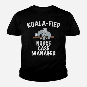 Funny Nurse Gift Cute Koala Lover Nurse Case Manager Gift Youth T-shirt | Crazezy