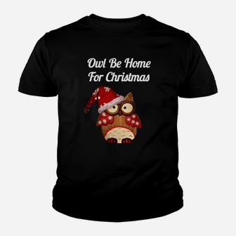 Funny Owl Pun Christmas Sweatshirt Xmas Office Party Apparel Youth T-shirt | Crazezy CA