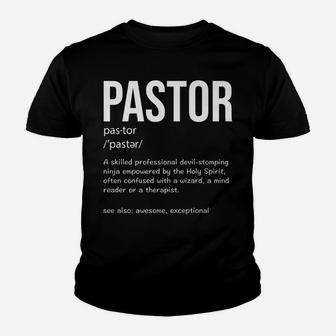 Funny Pastor Definition Gift Christian Preachers Men Women Youth T-shirt | Crazezy AU