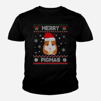 Funny Pigmas Guinea Pig Ugly Christmas Sweaters Sweatshirt Youth T-shirt | Crazezy DE