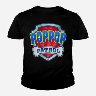Funny Poppop Patrol - Dog Mom, Dad For Men Women Youth T-shirt | Crazezy