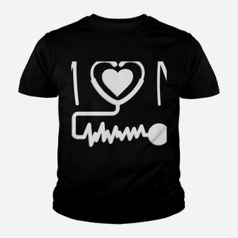 Funny Registered Nurse My Favorite Rn Calls Me Mom Heart Youth T-shirt | Crazezy AU