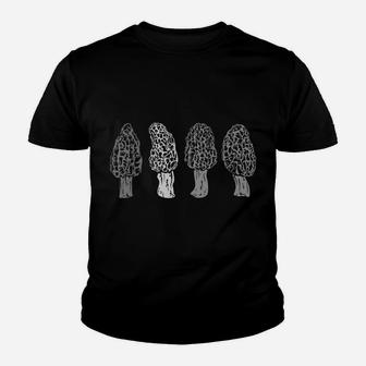Funny Retro Morel Mushroom Hunting Gift For Men Women Hunter Youth T-shirt | Crazezy