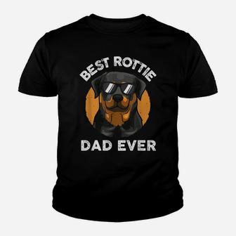 Funny Rottweiler Dad Design For Men Grandpa Rottie Dad Quote Youth T-shirt | Crazezy UK