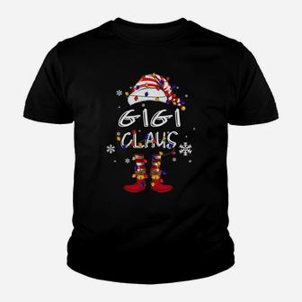 Funny Santa Gigi Claus Elf Merry Christmas Gift Youth T-shirt | Crazezy AU
