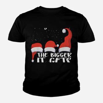 Funny Santa Hat The More I Play With It, The Bigger It Gets Sweatshirt Youth T-shirt | Crazezy AU