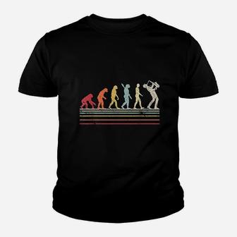 Funny Saxophone Retro Vintage Evolution Of Man Youth T-shirt | Crazezy AU