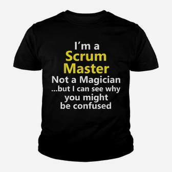 Funny Scrum Master Job Agile Project Risk Leader Office Gift Youth T-shirt | Crazezy